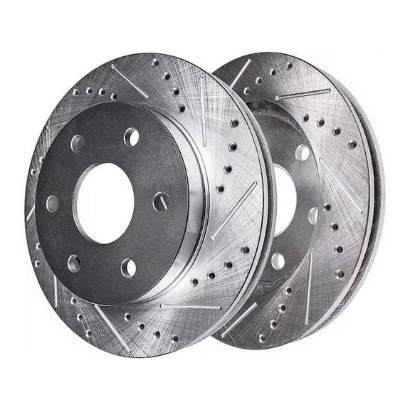 Rear Brake Rotor Set - Compatible with 2018 - 2020 Ford F-150 2019