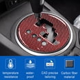 thumbnail image 4 of Real Bright Soft Car Interior Carbon Fiber Sticker DecorationRed Carbon Fiber Interior Gear Shift Cover For Mazda MX-5 Miata 2009-2015Auto Car Protection Interior Accessories, 4 of 8