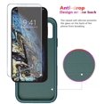 thumbnail image 4 of Diverbox for iPhone X Case/iPhone Xs Case [Shockproof] [Dropproof] [Tempered Glass Screen Protector ] Heavy Duty Protection Phone Case Cover for Apple iPhone X/XS (Dark Green), 4 of 7