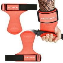 Ikristin Weight Lifting Wrist Strap, Double Layer Leather Weightlifting Wrist Strap for Deadlift and Powerlifting, Strength Training, Rows, Pull Ups for Men/Women(Pair)