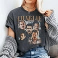 thumbnail image 2 of Unisex Charlie Swan Twilight 90s Graphic Style T-Shirt, Sizes S-5XL, Tbun, 2 of 5