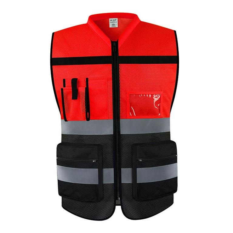 Colaxi Reflective Vest High Visibility Men Women with