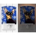 thumbnail image 2 of Carolines Treasures LH9290CNL Min Pin Winter Snowflakes Holiday Ceramic Night Light, 2 of 2