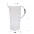 thumbnail image 3 of Better Homes and Gardens 1.85-Quart Clear Ribbed Tritan Pitcher, 3 of 5