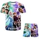 thumbnail image 2 of Conjunto de ropa de Frozen 2 para niñas, ropa de verano 2023 para niños, camisetas de Elsa Anna y pantalones cortos, ropa para niños de la serie Disney, trajes informales 10T Gao Jinjia LED, 2 of 2