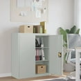 thumbnail image 1 of vidaXL File Cabinet Light Grey 90x40x105 cm Steel, 1 of 5