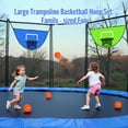 thumbnail image 3 of Juego de aros de baloncesto CIXIZUIJIA para trampolín, 2 unidades, 90 x 50 cm, 3 of 5