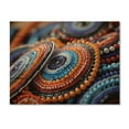 thumbnail image 3 of Designart "Tribes Samburu African Beadwork II" African Tribes Print on Natural Pine Wood, 3 of 5