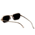 thumbnail image 5 of Gafas de sol para hombre, estilo retro, con borde grueso, con caja de metal, modernas gafas de sol con protección UV, 5 of 5