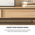 thumbnail image 3 of FRCOLOR Butterfly Cabinet Handles with Black Aluminum Alloy Finish for Home Use 1 Pair, 3 of 8
