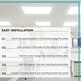 thumbnail image 6 of Luxrite 2x4 FT Surface Mount LED Flat Panel Light, 3 Color Selectable, 5000 Lumens, Dimmable, 120-277V, Damp Rated, UL Certified, 6 of 7