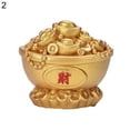 thumbnail image 7 of Naierhg Mini Resin Fortune Tree Chinese Golden Ingot Home Office Desk Landscape Ornament, 7 of 7