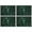 Math Equations Physics, variant on Math Equations Physics Icons Green Pattern Summer Placemats Table Placemats Set Of 4-Linen Kitchen Washable Placemats Table Mats 11.8"x17.7" Non-Slip Heat Resistant