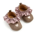thumbnail image 6 of Fozruso Baby Girls First Walking Shoes Soft Sole Lace Up Sneakers With Embroidered Heart Design For Infant Toddler Fashion,Sizes 11(0-6 Months), 6 of 6
