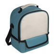 thumbnail image 2 of Paquete 15 piezas Lonchera con doble compartimento impermeable azul 23 x 19 x 12, 2 of 6