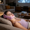 thumbnail image 5 of Adjustable V Line Face Lifting Strap Double Chin Reducer Belt Breathable Face Shaping Band Home Beauty, 5 of 6