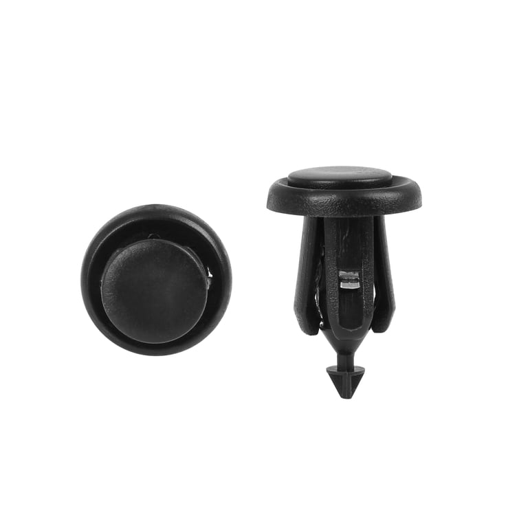 Honda 40pcs Plastic Black Car Retainer Clips, Push Rivets for