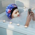 thumbnail image 3 of Shower Cap Elastic Shower Cap, Waterproof, Reusable for Spa Salon, for Men and Women, 3 of 5