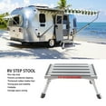 thumbnail image 3 of RV Step Stool, Aluminum Alloy Stable Rubber Feet Foldable RV Step Stool  for Children for Fishing, 3 of 8
