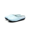 thumbnail image 3 of Rotosw Ladies Flats Slip On Mules Closed Toe Clogs Lightweight Comfort Casual Shoes Walking Fashion Slides Light Blue US 4, 3 of 4