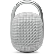 JBL Clip 4 Portable Mini Bluetooth Speaker with IP67 Waterproof and Dustproof - White