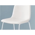 thumbnail image 3 of Monarch Specialties Office Chair, Bar Height, Standing, Computer Desk, Work, White Leather Look, 3 of 4