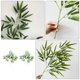 thumbnail image 1 of BESTYASH 2Ud Adorno De Hojas De Bambú Decorativas En Material Simulado Verde Para Jardín, 1 of 8