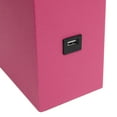 thumbnail image 5 of Elegant Designs Modern Leather Table Lamp with USB and White Fabric Shade, Hot Pink, 5 of 8