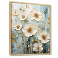 thumbnail image 2 of Designart "Refined Beige Buttercup Field I" Buttercups Floater Framed Canvas Prints, 2 of 5