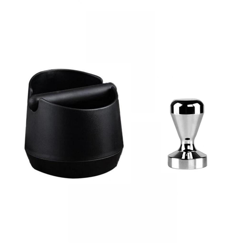 Espresso Coffee Knock Box with Handle Bucket Espresso Grinds Tamper Waste Bin 