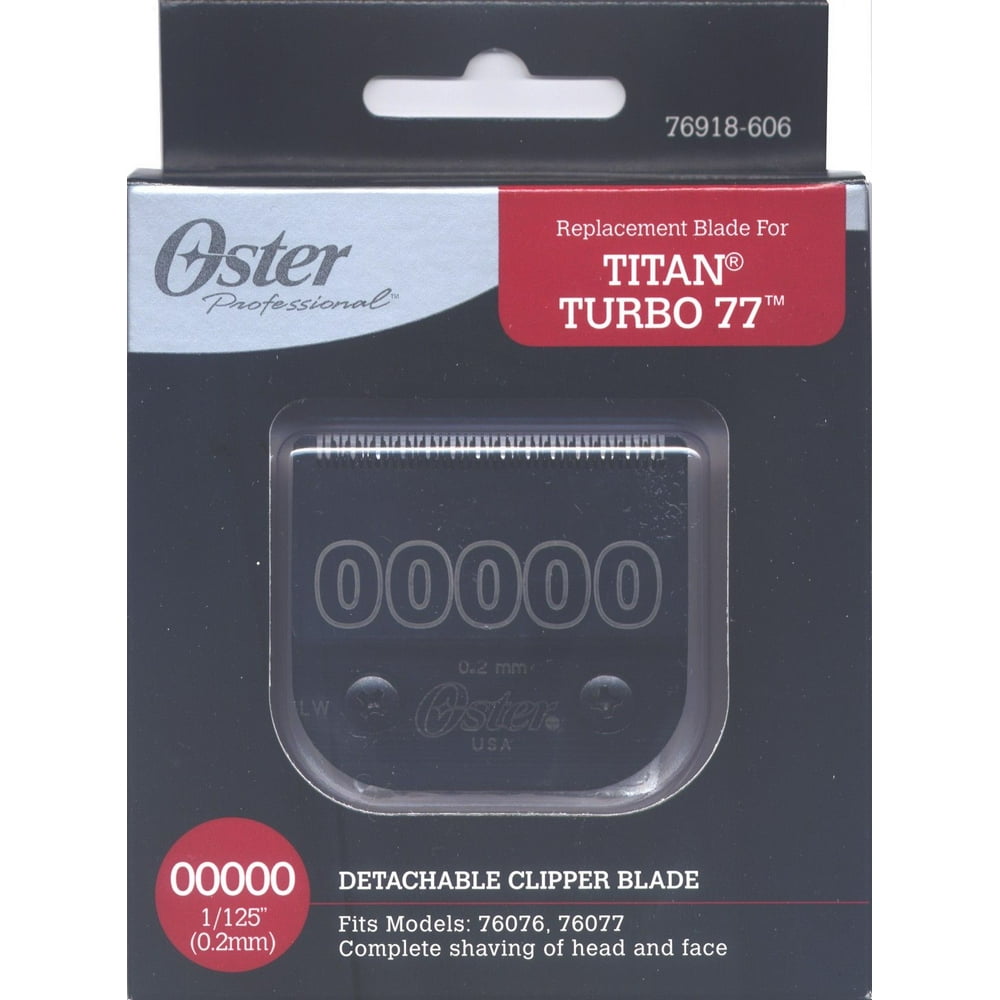 Genuine OSTER ESS Blade Size 00000 For Classic 76 Titan Solaris Apex 76918606