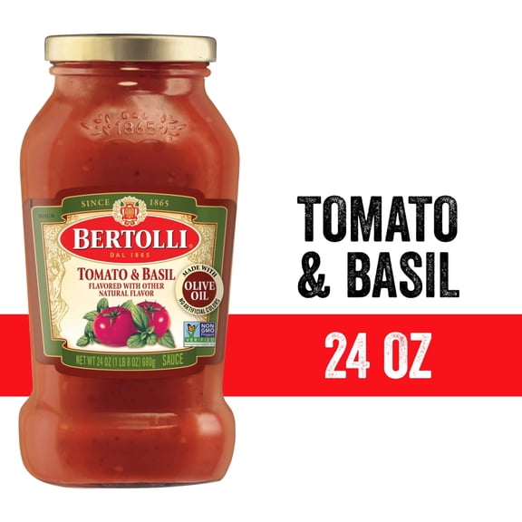 Bertolli Tomato & Basil Pasta Sauce 24 oz - Pack of 1