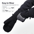 thumbnail image 6 of SNOW DEER Heated Mittens Gloves for Women Men 7.4V 2200MAH Electric Rechargeable Waterproof Ski Gloves for Winter Work Skiing Snowboarding Hiking Fishing Camping, 6 of 11