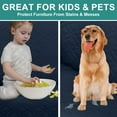 thumbnail image 6 of SANMADROLA Reversible Oversized Sofa Cover Couch Cover for 3 Cushion Couch Sofa Water Resistant Couch Cover Furniture Protector with Elastic Straps for Kids, Dogs, Pets (78" Oversized Sofa), 6 of 7