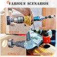 thumbnail image 7 of Hole Saw Kit 16mm (5/8"), M2 High Speed Steel Hole Cutter with Center Drill Bit, Hex Key and Spring - for Medium-Hard Metal, Wood, Plastic, Plasterboard, PVC Boards. Silver$$Tools & Hardware Other, 7 of 7