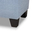 thumbnail image 4 of Baxton Studio Pouf en Tissu Touffeté avec Rangement en Bleu Clair, 4 of 11