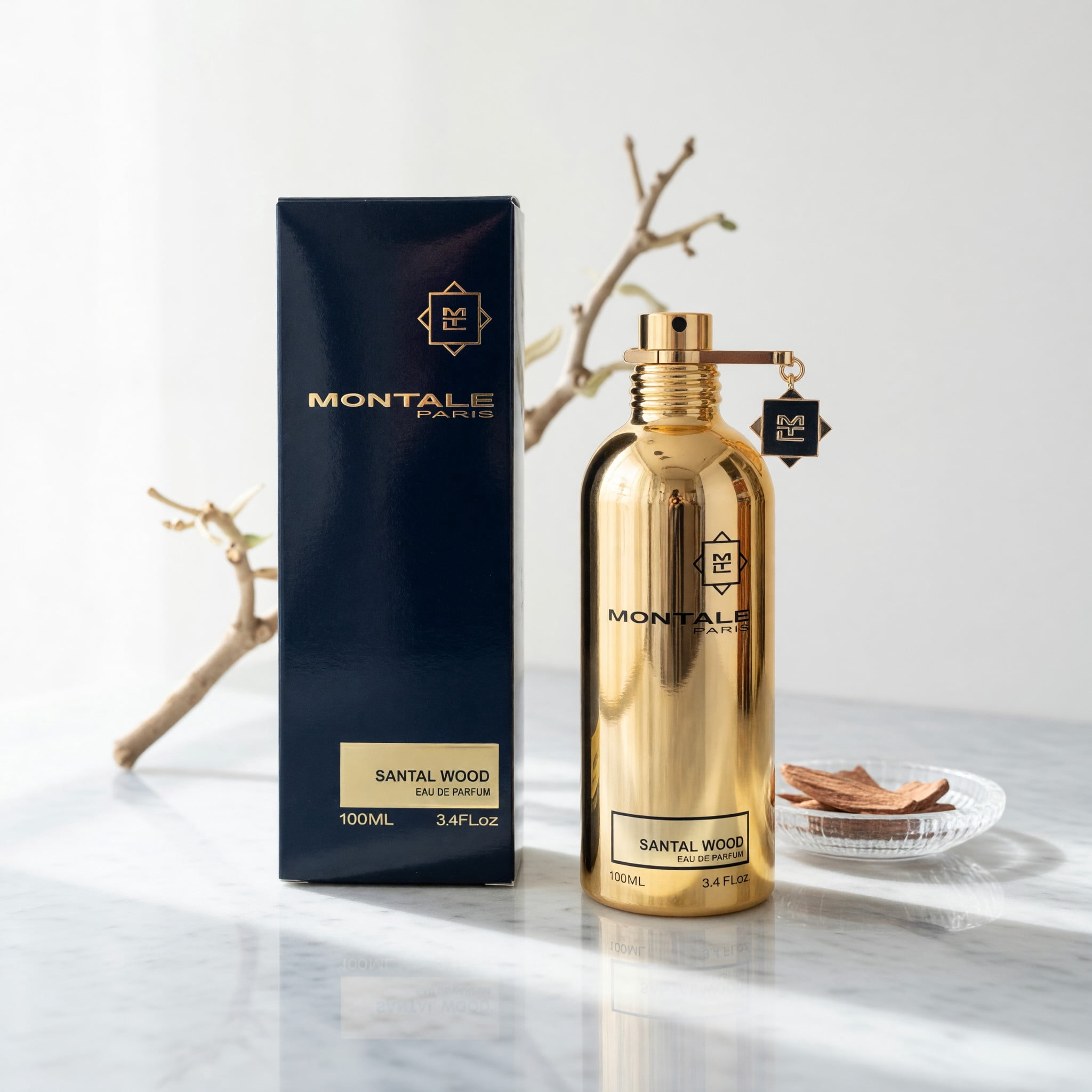 Montale Santal Wood Eau De Parfum Spray, Unisex Fragrance with