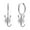 Silver, variant on Punk Scorpion Dangle Hoop Earrings for Women Animal Huggie Hoops Drop Earring Cartilage Wrap Cuffs