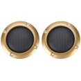 thumbnail image 2 of ZOUSSIQI 2 Pcs Housse de Protection Résistante aux Bris Haut-Parleur Stéréo 2 Pouces Housse en Maille Compacte Décorative Cercle en Maille d'Acier Haut-Parleur de Voiture (Plus 4 * Vis)(Or) CA919-45105, 2 of 9