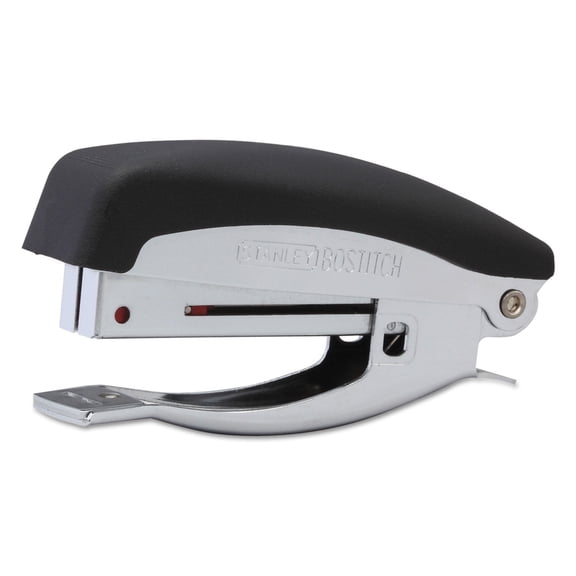 Bostitch Deluxe Hand Held Stapler, 20 Sheets, Black/Chrome