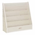 thumbnail image 1 of Ecr4Kids Streamline Single-Sided Book Display With Storage, Classroom Bookshelf, White Wash, 1 of 1