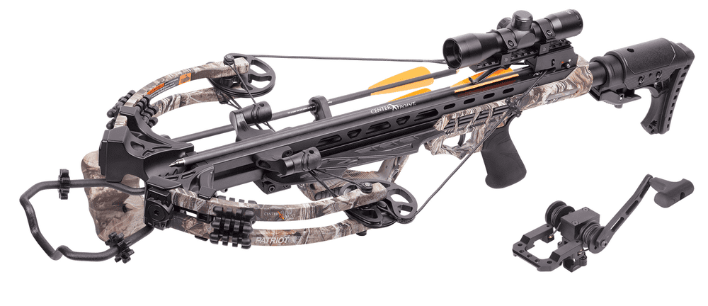 CenterPoint Patriot 415 Crossbow Package, 415 FPS, Camo, AXCAW200CKPD