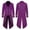 Purple, variant on Mens Tailcoat Gothic Tuxedo Steampunk Jacket, Medieval Halloween Costume with Gold Trim, Retro Victorian Frock Coat for Cosplay Party 1 Pcs White S