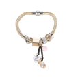 thumbnail image 1 of Joyería de pulsera con colgante de cristal de aleación de diamantes de imitación de personalidad brillante (beige), 1 of 2