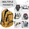 thumbnail image 7 of Bulopur Sunflower Capybara Kids Backpack for Girls Boys, Kawaii Animal Print School Bag Lightweight/Breathable/Durable/Waterproof Multi-Pocket Book Bag for Daily Use, 7 of 7