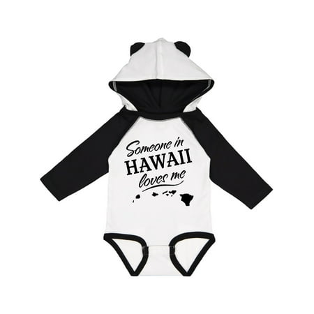 

Inktastic Someone in Hawaii Loves Me Gift Baby Boy or Baby Girl Long Sleeve Bodysuit