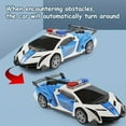 thumbnail image 5 of 360° Rotating Police Car Toy with Sound & Light Electric Automatic Openable Doors Educational Vehicle Toy for Kids Children, 5 of 8