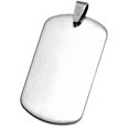 thumbnail image 1 of Stainless Steel Dog Tag Engravable Pendant, 1 of 1