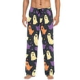 thumbnail image 7 of FORMRS Mens Pajama Pants with Pockets Sleepwear Lounge Bottoms Sizes S-2XL, Purple Halloween Ghosts, 7 of 7