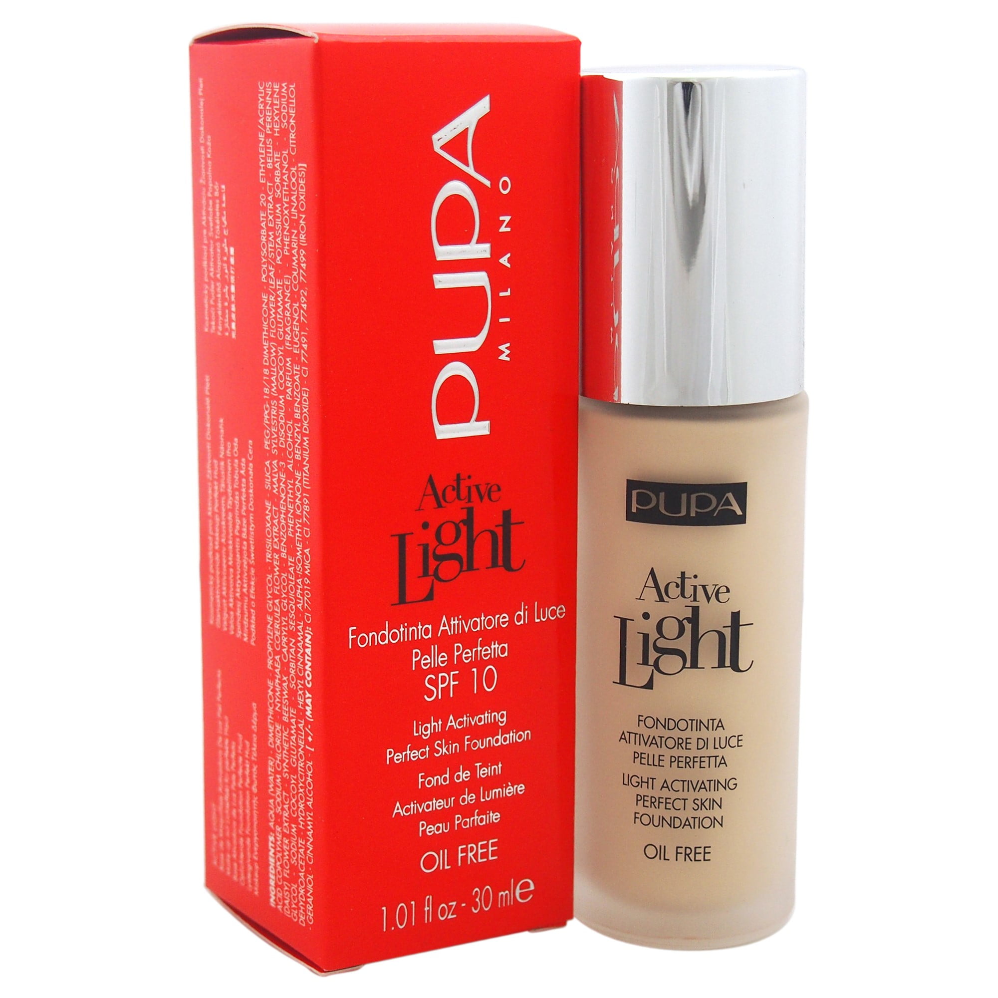 Pupa Milano Active Light Light Activating Perfect Skin Foundation SPF
